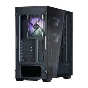 Кутия Zalman Z10 DS 15.6 FHD Display Mid-Tower, Tempered Glass - Черна