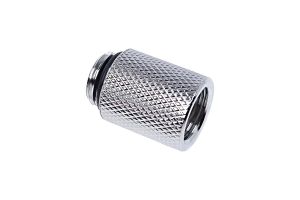 Alphacool Eiszapfen extension 20 mm G1/4 outer thread to G1/4 inner thread - chrome