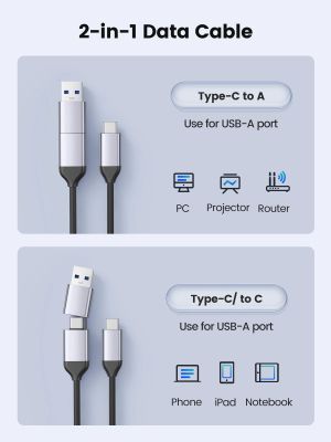 Orico външна кутия за диск Storage - Case - 2.5 inch USB-C/A Black - DDL25-C3-BK