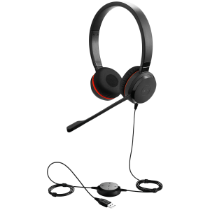 Căști stereo JABRA Evolve 30 II UC, pe ureche, mufă de 3,5 mm cu fir