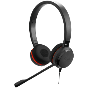 JABRA Evolve 30 II UC stereo Headset on-ear wired 3.5 mm jack