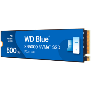 SSD WD Blue SN5000 NVMe (M.2 2280, 500GB, PCIe Gen4 16GT/s, up to 4 Lanes)