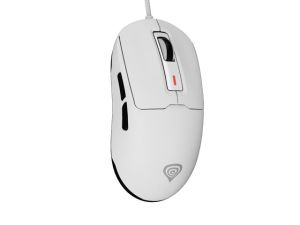 Mouse Genesis Mouse pentru jocuri Krypton 660 12000 DPI RGB Alb