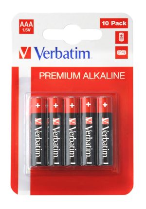 Baterie Verbatim BATERIE ALKALINĂ AAA PACK 10 (HANGCARD)