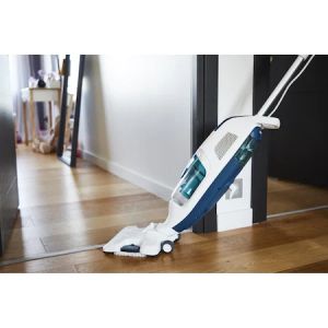 Mașină de curățat cu abur Rowenta RY7731WH, CLEAN&STEAM REVOLUTION GREY, tampoane din microfibră 1 „Toate podelele” și 1 „Hard Spot”, cartuș de filtrare a apei x2, cipuri de ulei esențial x10, Carpetglider