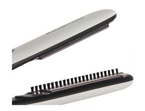 Преса Rowenta SF7510F0, Brush&Straight Premium Care, LCD display, 130 - 200 ° C, Replaceable Plates, Ionizer, Cover type: Cashmere Keratin, Warm-up time: 15 sec, White / Purple