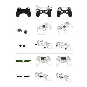 Set de accesorii HAMA Undead 7in1 pentru PS4/SLIM/PRO