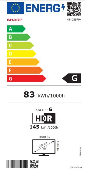 Television Sharp 55FP1EA, 55