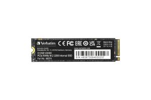 Hard drive Verbatim Vi3000 Internal PCIe NVMe M.2 SSD 512GB