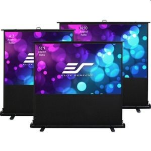 Екран Elite Screen F84XWH2, 84" (16:9),Kestrel Tab-Tension Floor-up CLR , 186 x 105 cm, MaxWhite, Black