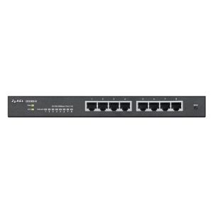 Switch ZyXEL GS1900-8 v2, 8 port GbE L2 smart switch, desktop, fanless