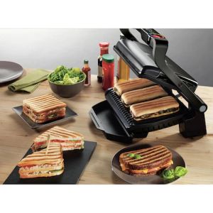 Барбекю Tefal GC712834, Optigrill+ Black, 600cm2 cooking surface, automatic cooking sensor, 6 automatic programs, 4 adjustable temp., cooking level indicator, non-stick die-cast alum. Plates
