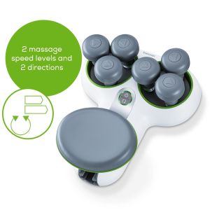 Масажор Beurer FM 200 Achilles massager; 6 massage heads; 2 speed levels; 2 massage direction; LED display; Automatic switch off