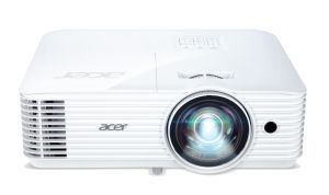 ACER S1386WH proiector DLP cu rază scurtă WXGA 1280x800 3600ANSI 2880 Eco 20000:1 32dB 24dB Eco HDMI MHL D-Sub Compozit Audio