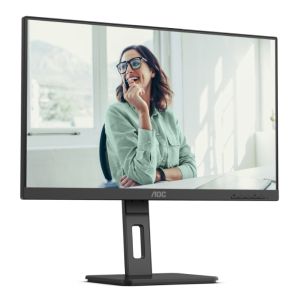 Monitor AOC 24P3CV, 23.8" IPS WLED, 1920x1080@75Hz, 4ms GtG, 300cd m/2, 1000:1, 50M:1 DCR, Adaptive Sync, FlickerFree, Low Blue Light, 2Wx2, Tilt, Height Adjust, Pivot, Swivel, HDMI, DP, USB hub