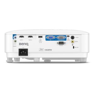 Proiector multimedia BenQ MH560, DLP, 1080p (1920x1080), 20.000:1, 3800 ANSI Lumeni, Zoom 1.1x, Lentile de sticlă, Auto Vertical Keystone, Senzor anti-praf, VGA, 2xHDMI, S-Video, RCA, Ieșire VGA, Audio Intrare/Ieșire, RS232, USB A 1,5 A, până la 15.000 or