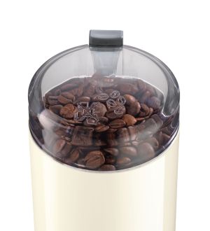 Rasnita de cafea Bosch TSM6A017C, Rasnita de cafea, 180W, pana la 75g cafea boabe, Crema