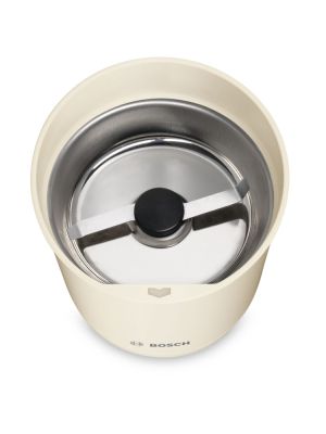 Rasnita de cafea Bosch TSM6A017C, Rasnita de cafea, 180W, pana la 75g cafea boabe, Crema