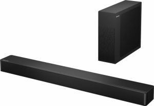 Аудио система Hisense HS2100 2.1 Ch 240W Sound Bar with Wireless Subwoofer - DTS Virtual X, Dolby Audio, 6 EQ Modes, HDMI ARC, Bluetooth 5.3