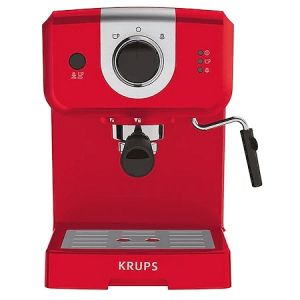 Кафемашина Krups XP320530, ESP STEAM&PUMP MECA OPIO RED, 1050W, 15 bar