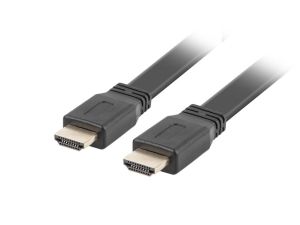 Cablu Lanberg HDMI M/M V2.0 cablu 1m, plat 4K, negru