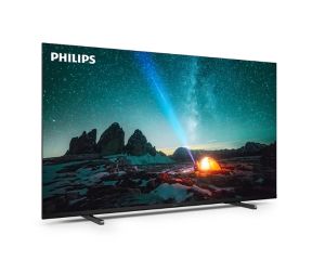 Philips TV 43PUS7609/12, LED HD UHD de 43 inchi, 3840 x 2160, DVB-T/T2/T2-HD/C/S/S2, Pixel Precise Ultra HD, HDR+, HLG, Smart TV cu sistem de operare nou, Dolby Vision, Atmos HDMI, VRR, 2* USB, Cl+, 802.11n, Lan, 20 W RMS, negru