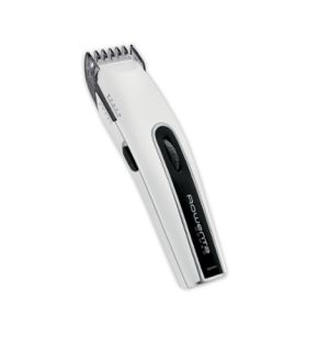 Hair clipper Rowenta TN1400F1, Hair clipper Nomad, new design, 2 adjustable combs with 9 settings each (3-15 mm, 18-30mm), rechargeable, corded, autonomy 40min + main, stainless steel blade, charging led, charging stand