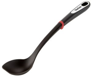 Лъжица Tefal K2060514, Ingenio, Spoon, Kitchen tool, Termoplastic, 39.8x9x4.6cm, Up to 230°C, Dishwasher safe, black