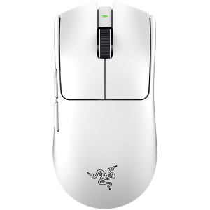 Razer Viper V3 Pro - White, Gaming mouse, HyperSpeed Wireless, Focus Pro 35K Optical Sensor Gen-2, 35K DPI, Optical Mouse Switches Gen-3, 90-million Clicks, 100% PTFE mouse feet, 54 g (excluding cable and dongle ), USB Type A to USB Type C cable