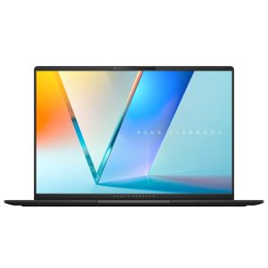 Лаптоп Asus Vivobook S M5606KA-RI073,AMD KRACKAN-8C/BGA,16 "OLED WQXGA+(WQ+) 2880X1800 16:10 Bend+400nits(HDR) Glare120 Hz,24GB LPDDR5X (on BD),1TB SSD,Backlit Chiclet Keyboard 1-Zone RGB with Num-key, No OS,Neutral Black, AI PC +Backpack