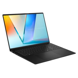 Лаптоп Asus Vivobook S M5606KA-RI073,AMD KRACKAN-8C/BGA,16 "OLED WQXGA+(WQ+) 2880X1800 16:10 Bend+400nits(HDR) Glare120 Hz,24GB LPDDR5X (on BD),1TB SSD,Backlit Chiclet Keyboard 1-Zone RGB with Num-key, No OS,Neutral Black, AI PC +Backpack