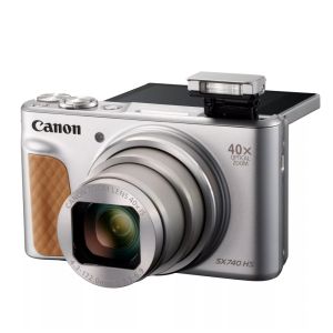 Цифров фотоапарат Canon PowerShot SX740 HS Lite Edition, Silver, Travel kit