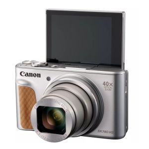 Цифров фотоапарат Canon PowerShot SX740 HS Lite Edition, Silver, Travel kit