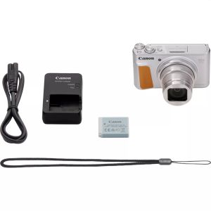 Цифров фотоапарат Canon PowerShot SX740 HS Lite Edition, Silver, Travel kit