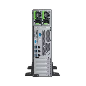 Server Fujitsu PRIMERGY TX1320 M6, Intel Xeon E-2488 8C/16T 3,20 GHz, 1x32GB 2Rx8 DDR5-4800 U ECC, FĂRĂ HDD, Max.8x(4x+4x)x2.5"HP, RAID 0/1/10GB, (RJ45), ErP Lot9 conf.pentru HDD-uri 8x, iRMCS6 eLCM Lic., Fără PCord, 2x sloturi M2, TPM 2.0 V2, PSU 500 W H