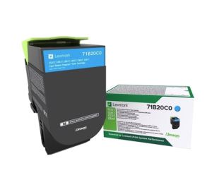 Consumabile Lexmark 71B20C0 CS/CX317, 417, 517 Cartuș de toner 2.3K program de returnare cyan