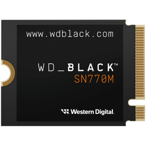 SSD WD Black SN770M 2TB M.2 2230 PCIe Gen4 x4 NVMe, Read/Write: 5150/4850 MBps, IOPS 650K/800K, TBW: 1200